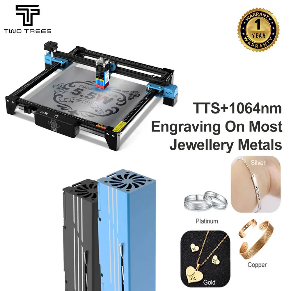 Industrial Laser Cutting Machine - TWOTREES TTS-55 Laser Engraving Machine With