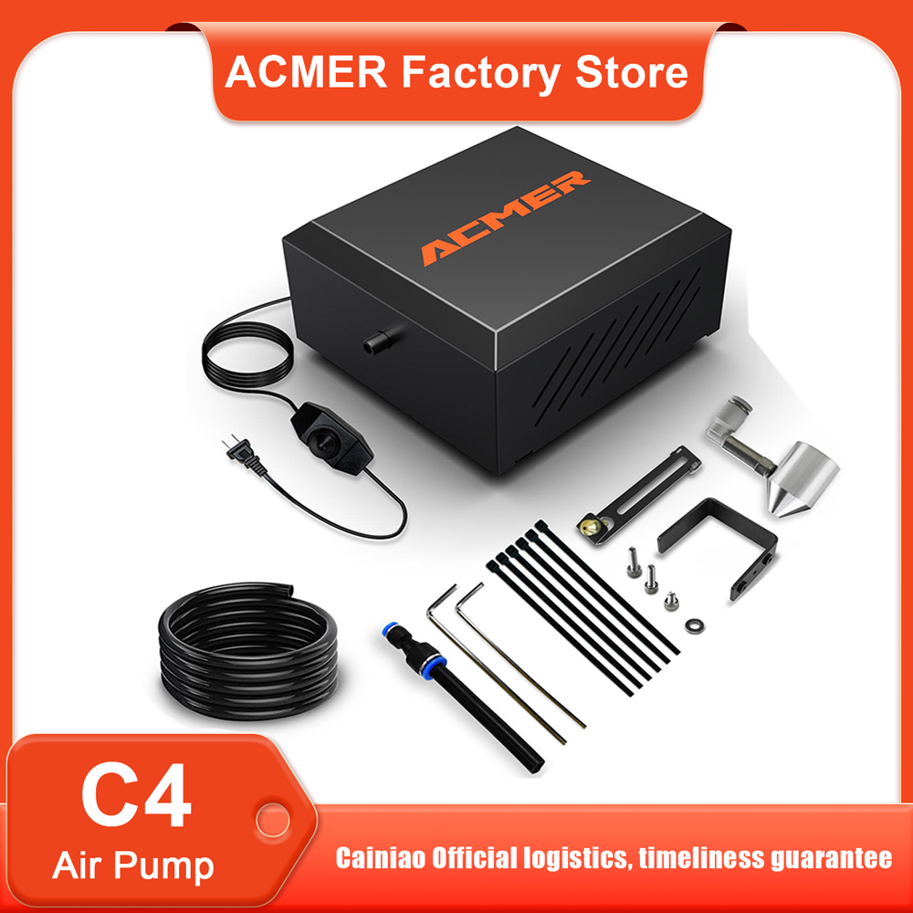 Fume Extractor Laser - ACMER C4 Laser Air Assist Pump