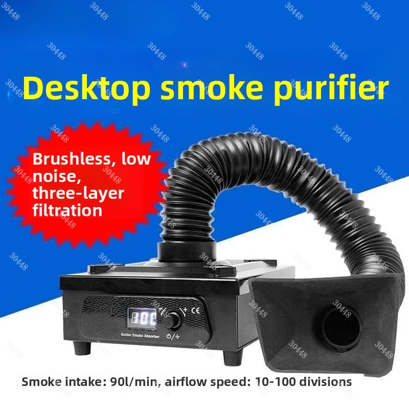 Fume Extractor Laser - SS-596G Desktop Solder Smoke Purifier Portable