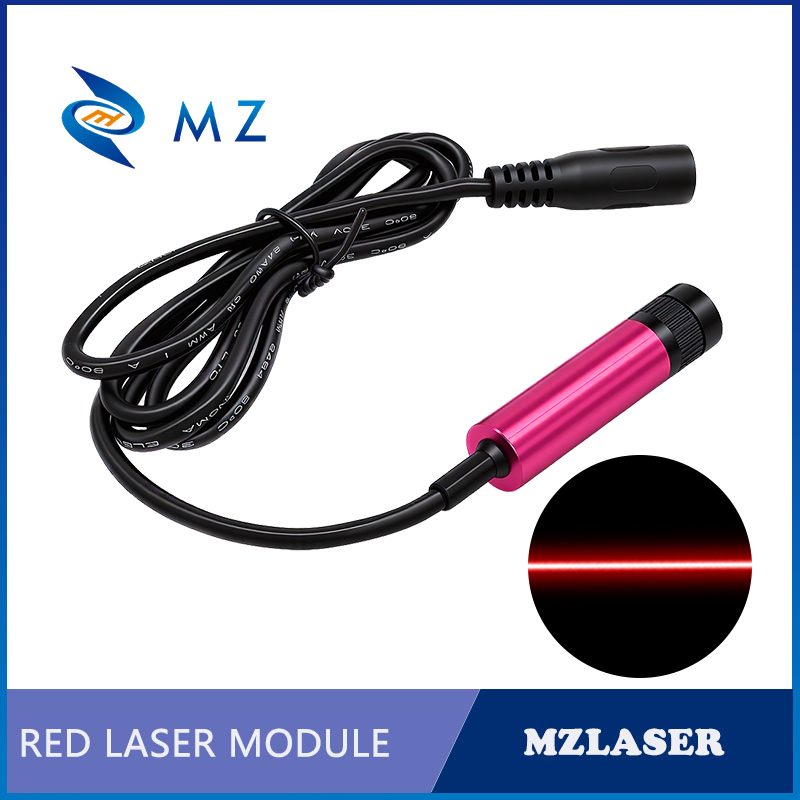 Industrial Laser Line Generator - Compact Adjustable Focusing Red Line Laser