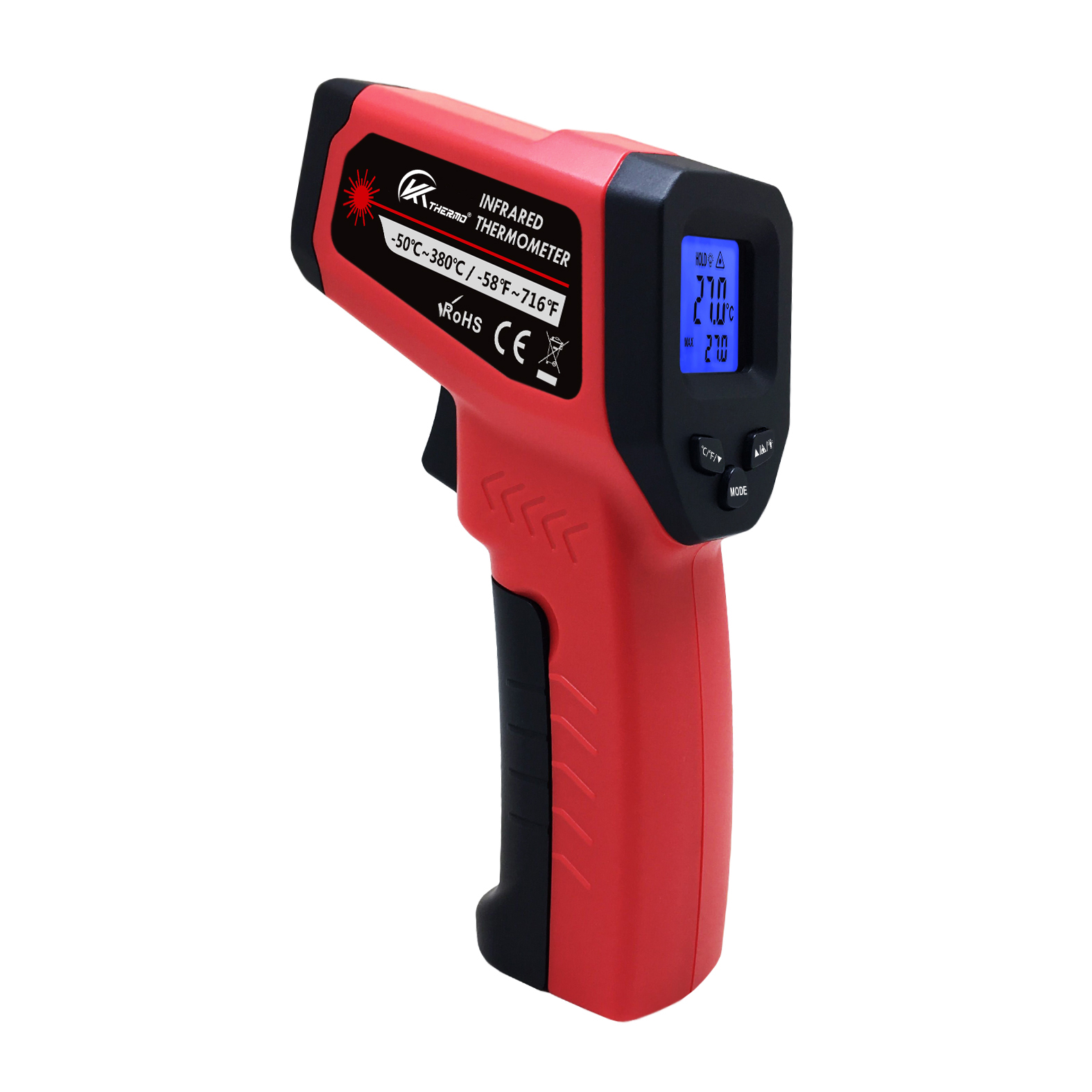Industrial Laser Blaster - LCD Industrial Electronic Thermometer NonContact -50~600°C