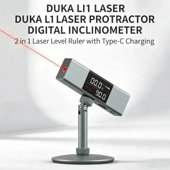 Industrial Laser Alignment Tool - DUKA LI1 Laser Protractor Digital Inclinometer