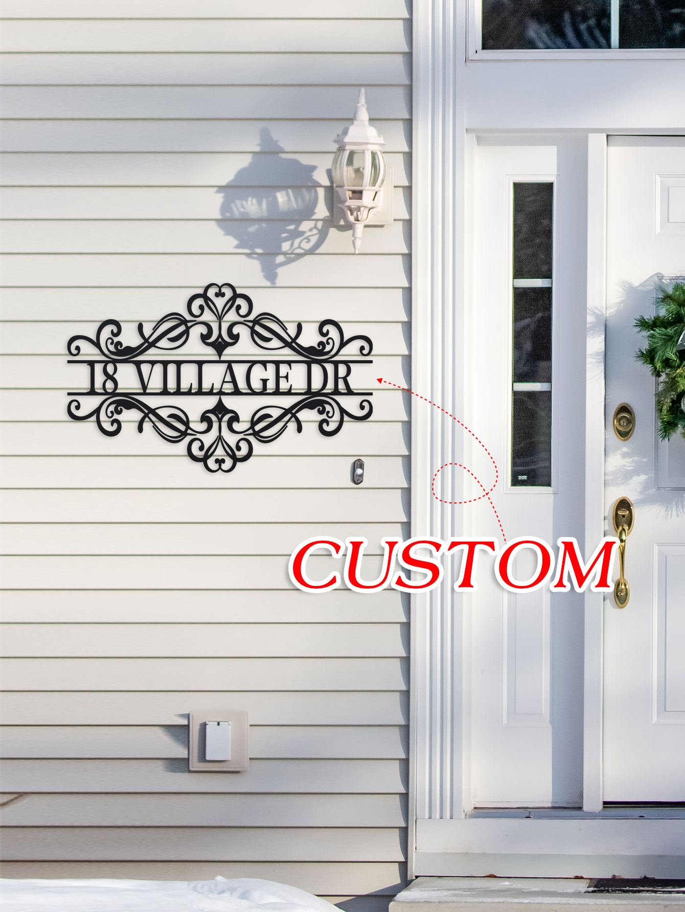 Industrial Laser Power - Personalized Metal Name Sign - Monogrammed