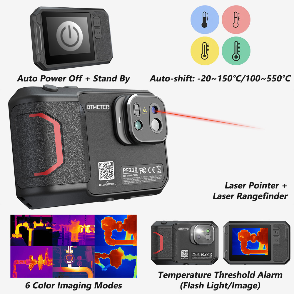 Industrial Laser Tool - 256x192 Thermal Camera Guide Handheld Infrared