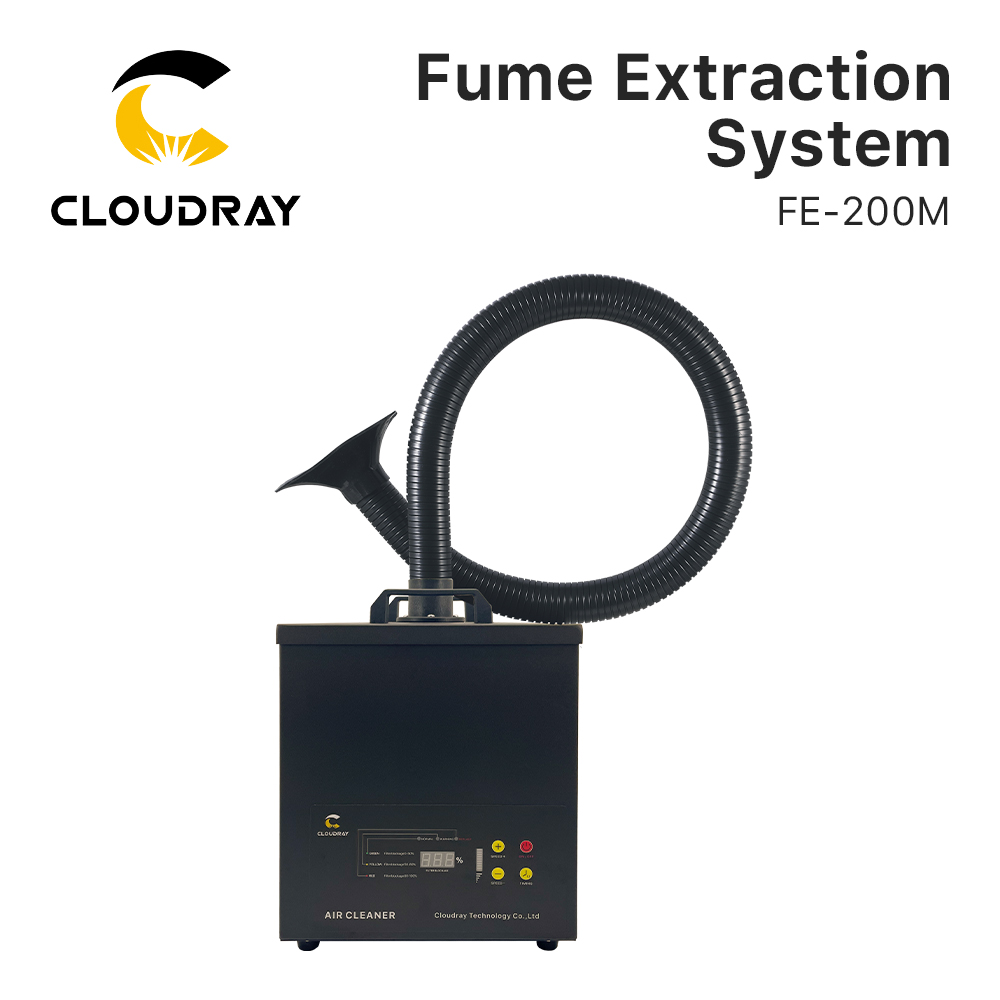 Industrial Laser Cutting Machine - Cloudray Fume Extraction System FE-200M For