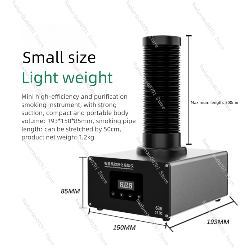 TBK638 Mini Smoke Exhaust Fan  - Fume Extractor Laser ulasan dan harga