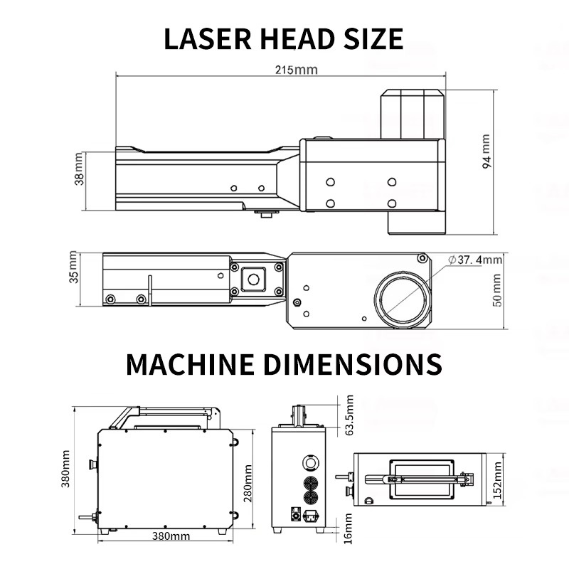 Backpack Portable Type Handhel - Industrial Laser Types ulasan dan harga