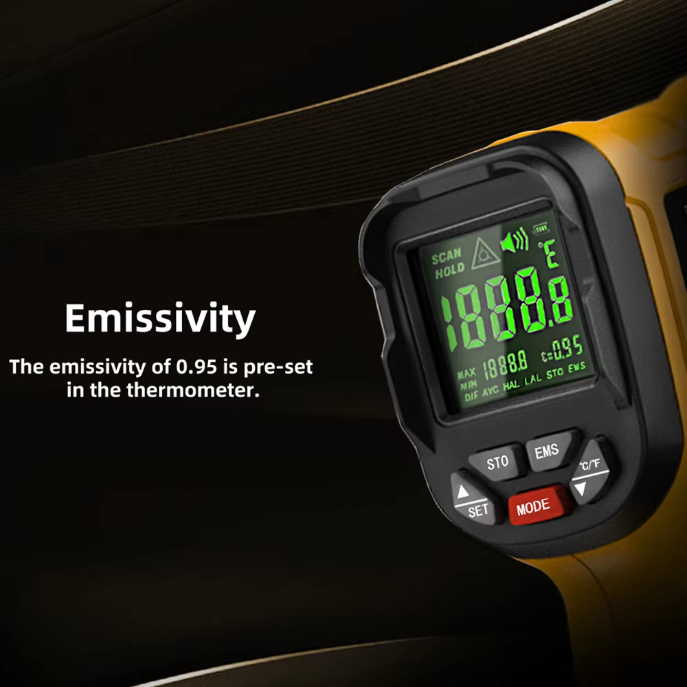 BSIDE Infrared Thermometer H2  - Industrial Laser Thermometer ulasan dan harga