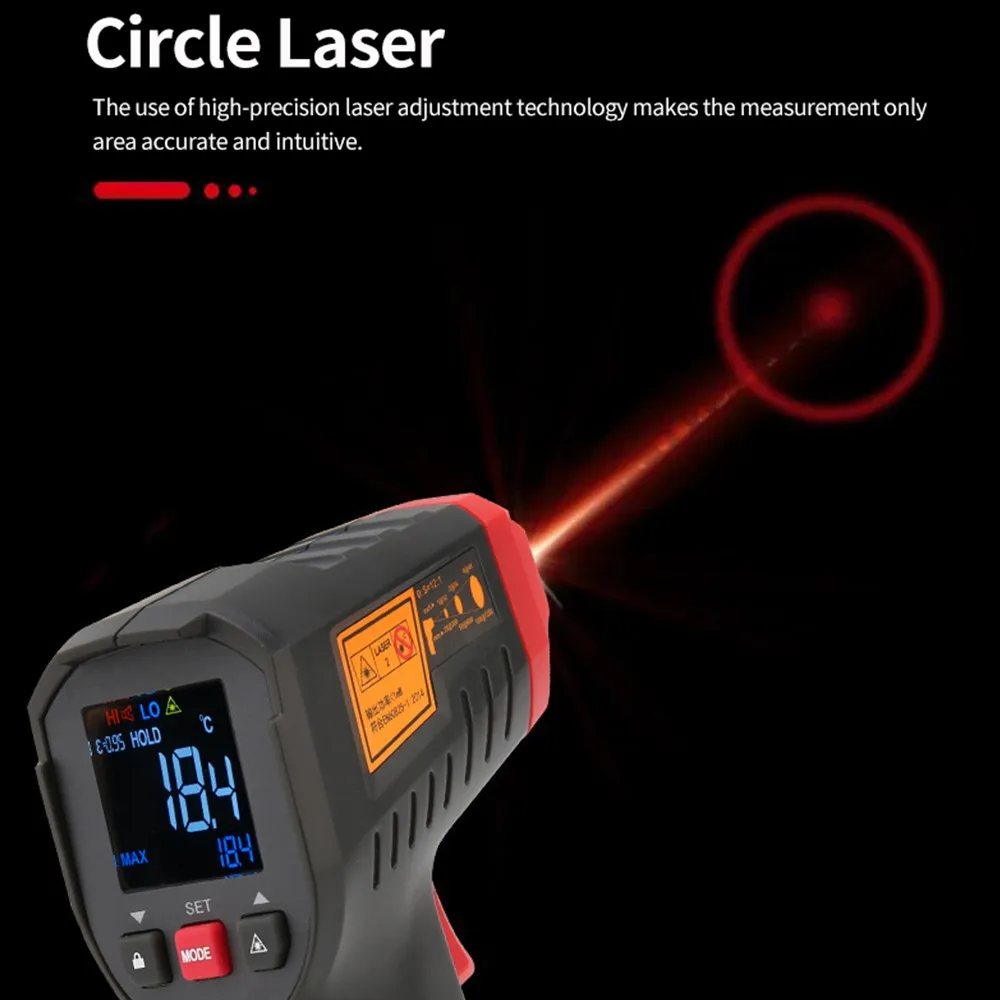 UNI-T UT306S UT306C Digital Th - Industrial Laser Thermometer ulasan dan harga