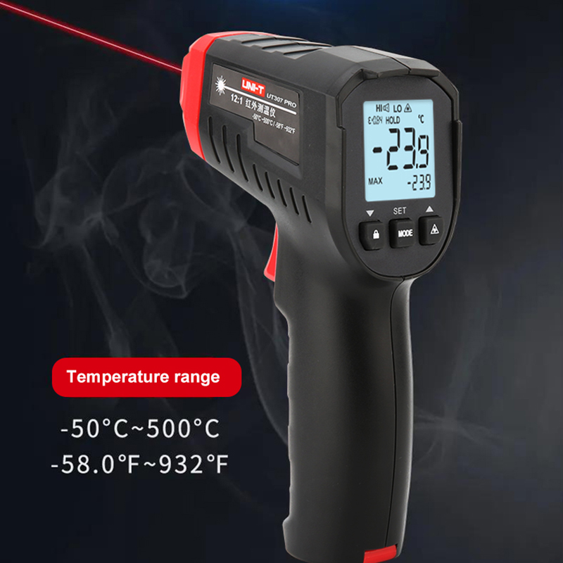 UNI-T UT306S UT306C Digital Th - Industrial Laser Thermometer ulasan dan harga