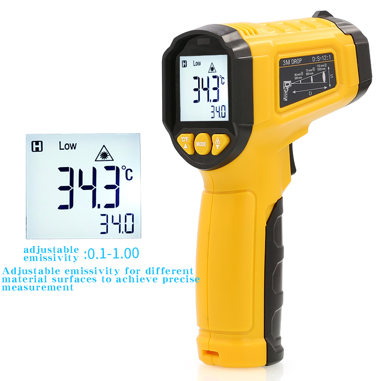 TS380 Infrared Non-Contact HYT - Industrial Laser Thermometer ulasan dan harga