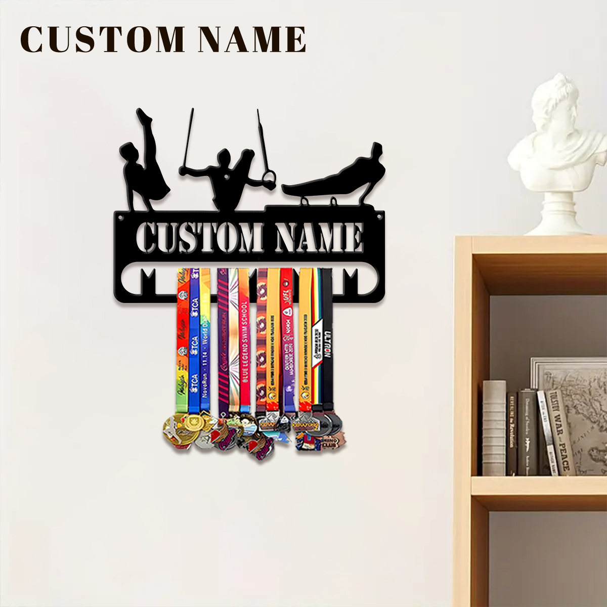 1pc Custom Fitness Metal Medal - Industrial Laser Power ulasan dan harga
