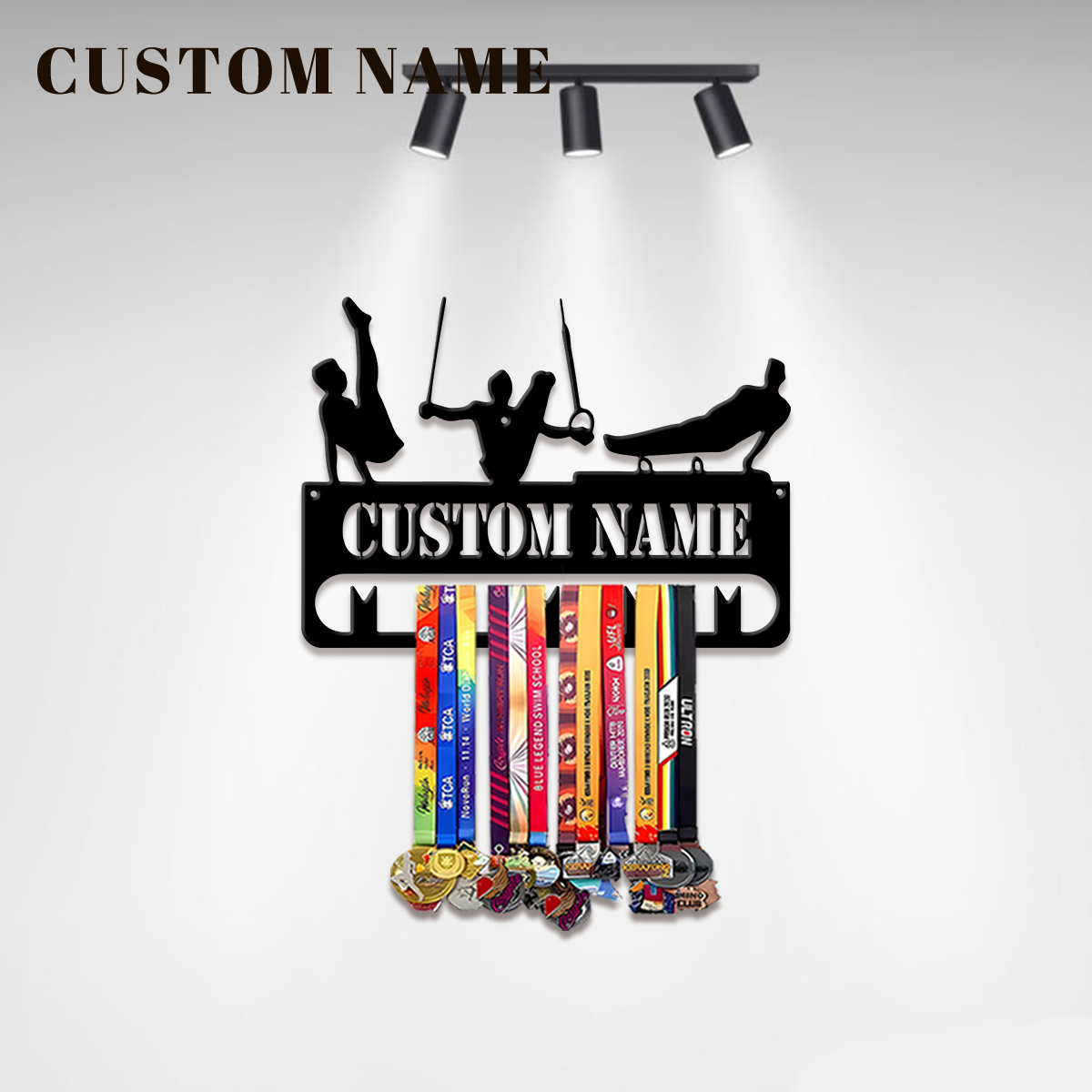 1pc Custom Fitness Metal Medal - Industrial Laser Power ulasan dan harga