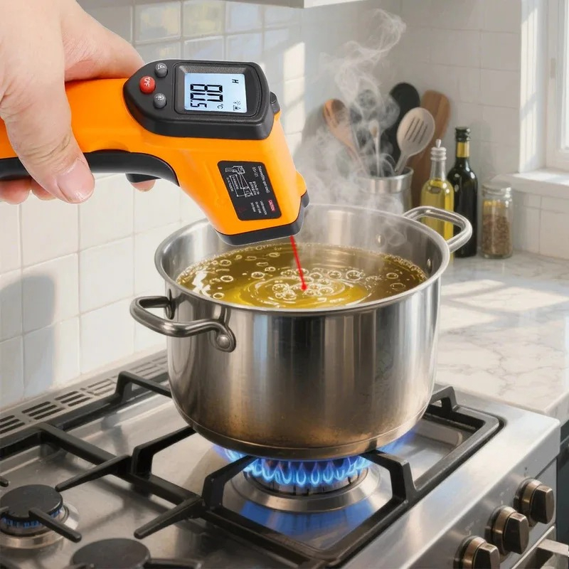 New Infrared Thermometer Handh - Industrial Laser Blaster ulasan dan harga