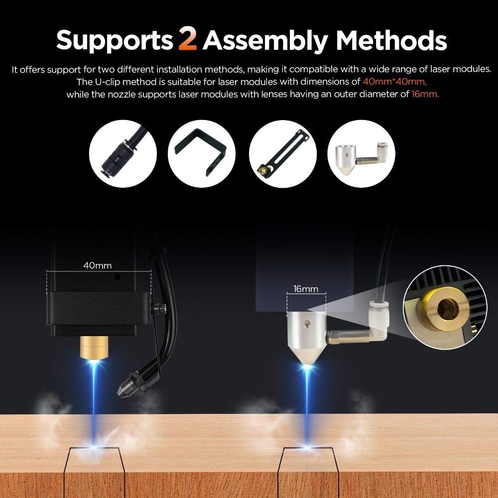 ACMER C4 Laser Air Assist Pump - Fume Extractor Laser ulasan dan harga