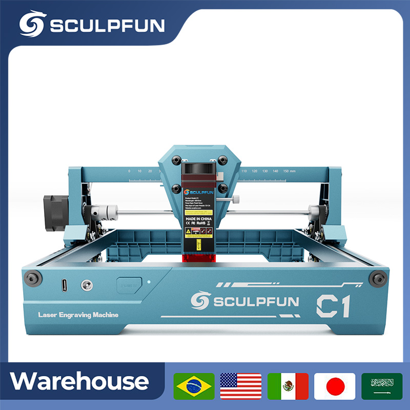 Sculpfun 3W C1 Mini Laser Engr - Industrial Laser Cutting Machine ulasan dan harga