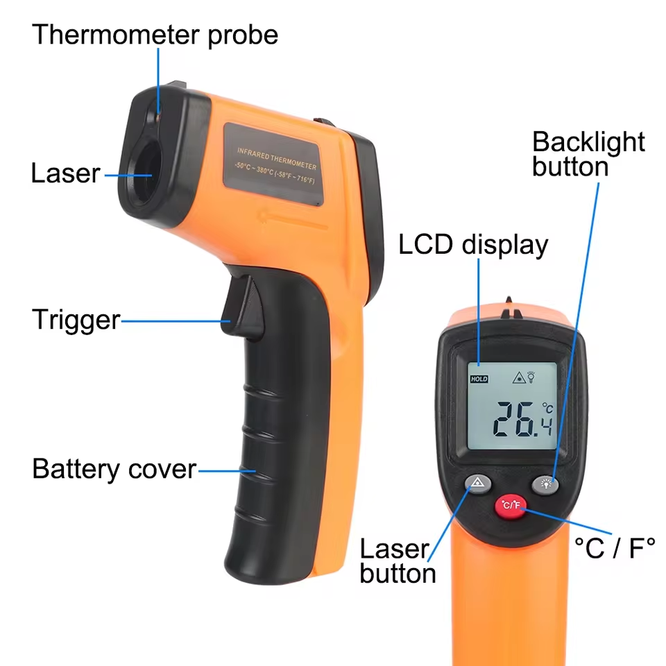 New T600 T600A Digital Infrare - Industrial Laser Blaster ulasan dan harga