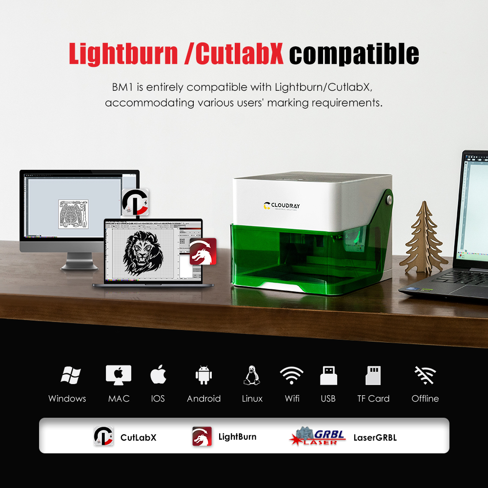 Cloudray 5000mw CNC Mini Laser - Industrial Laser Tool ulasan dan harga