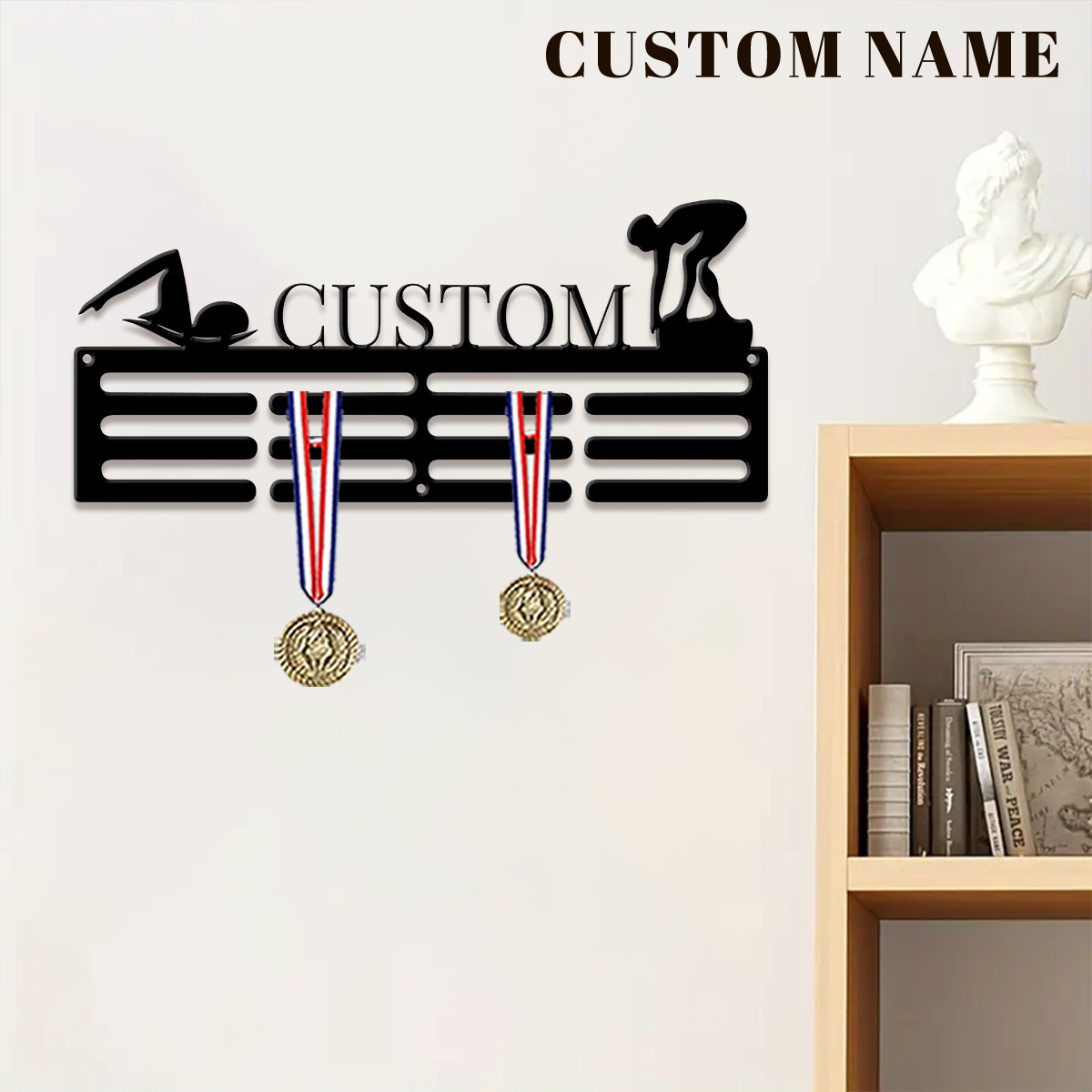 1pc Custom Swimming Metal Meda - Industrial Laser Power ulasan dan harga