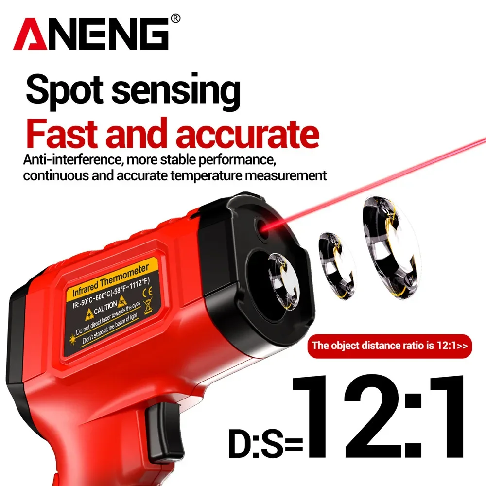 ANENG Infrared Thermometer Non - Industrial Laser Blaster ulasan dan harga