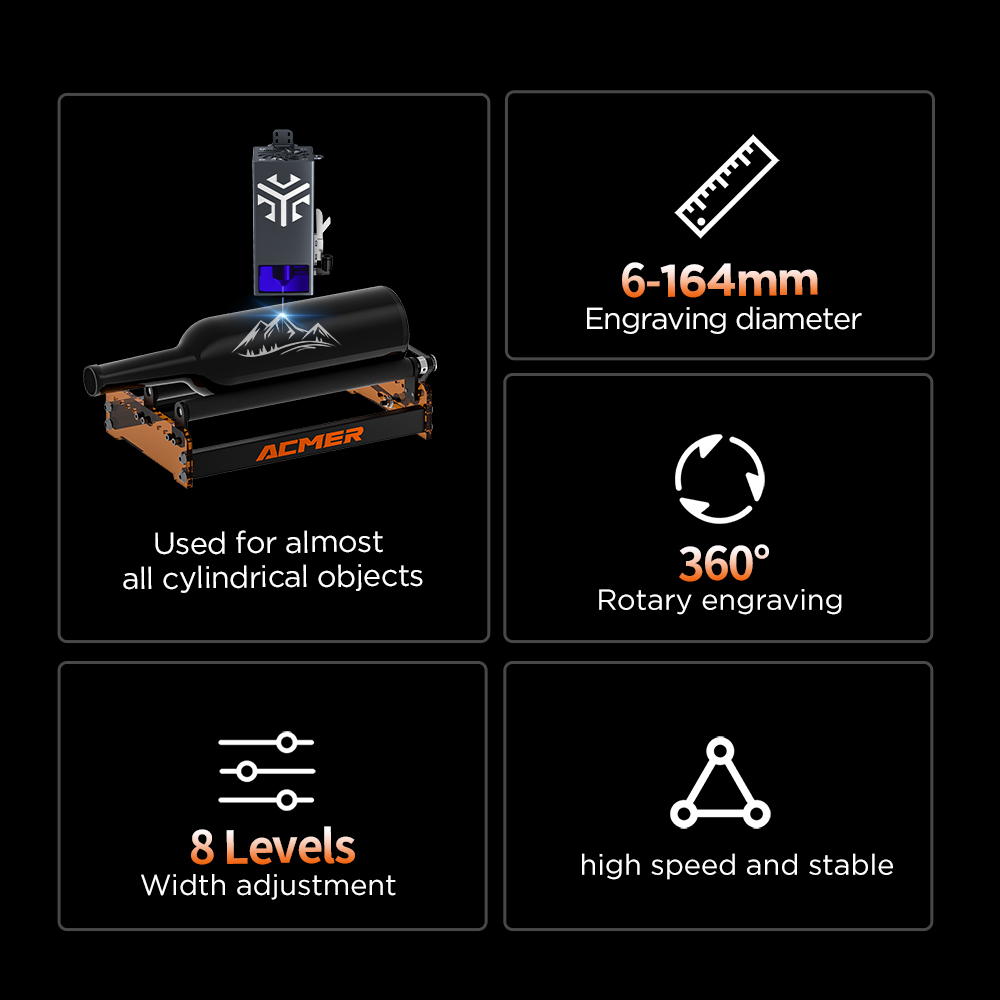 ACMER M3 Laser Rotary Roller 3 - Industrial Laser Cutting Machine ulasan dan harga