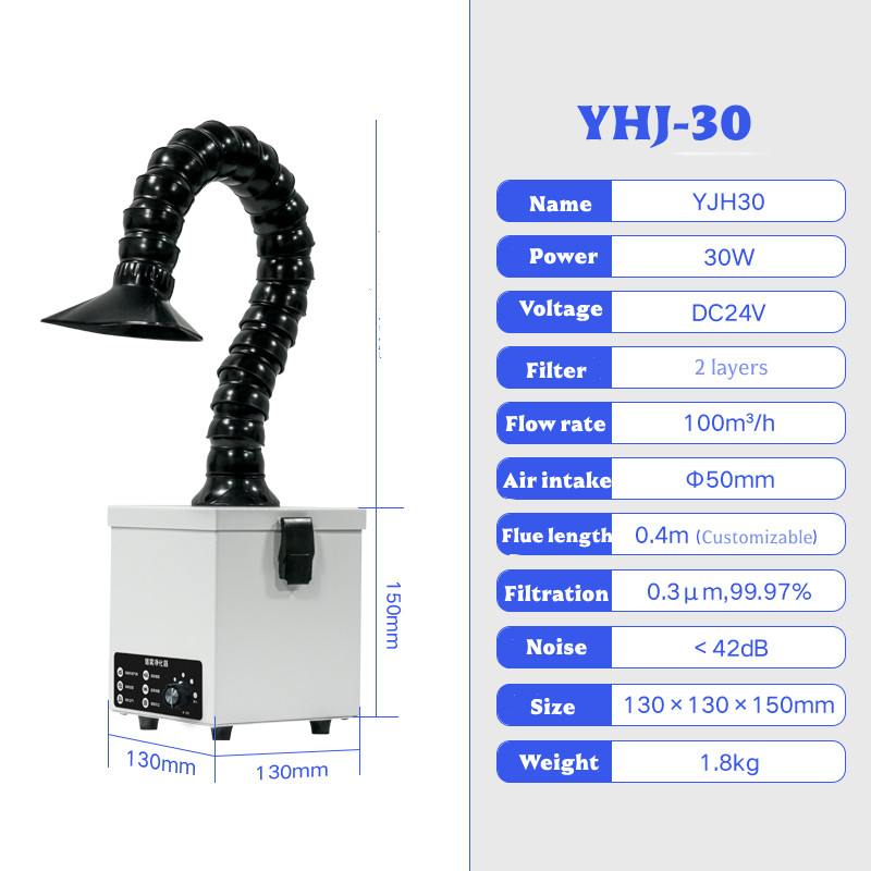 30W Soldering Smoke Absorber I - Industrial Laser Printing ulasan dan harga