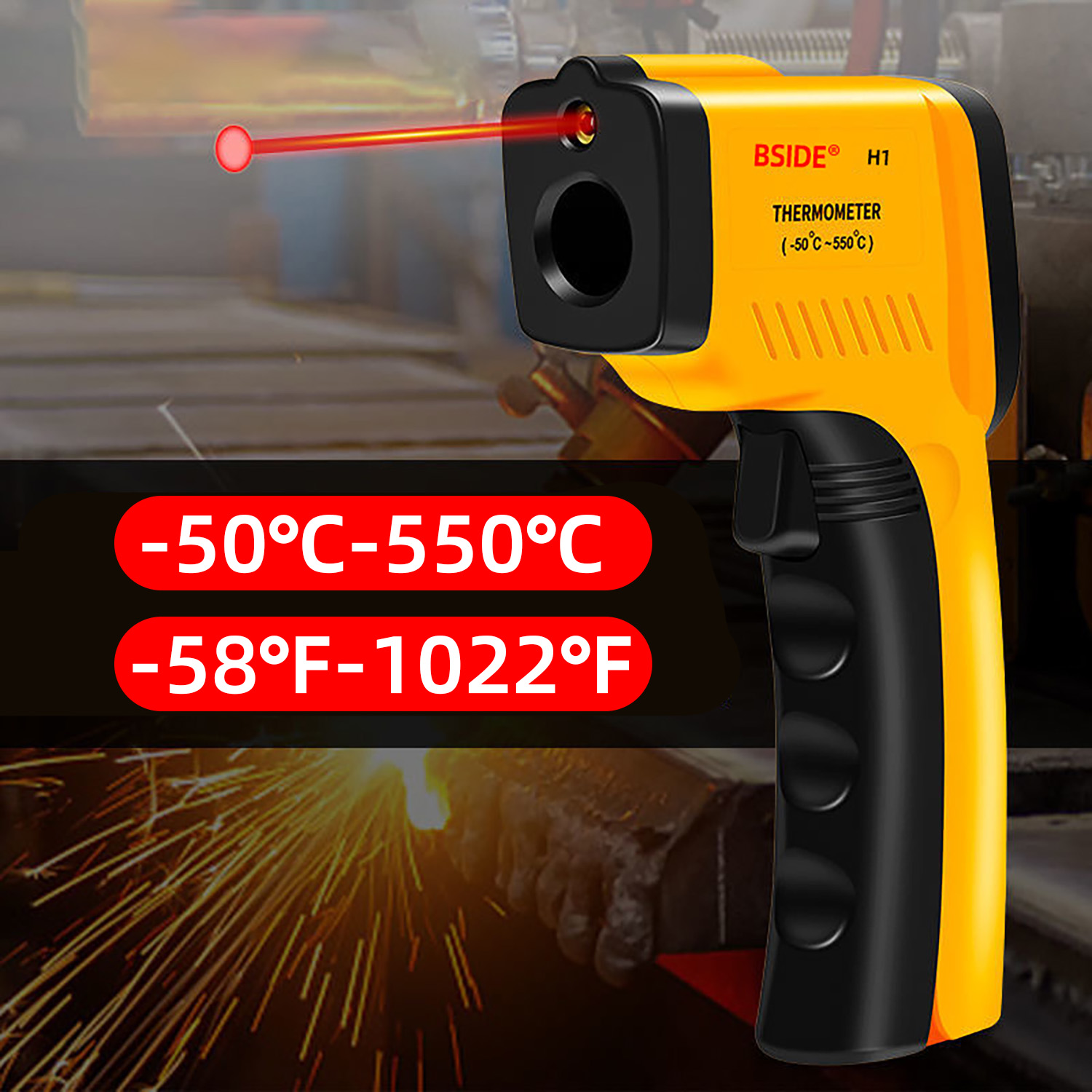 Digital Infrared Thermometer - - Industrial Laser Blaster ulasan dan harga