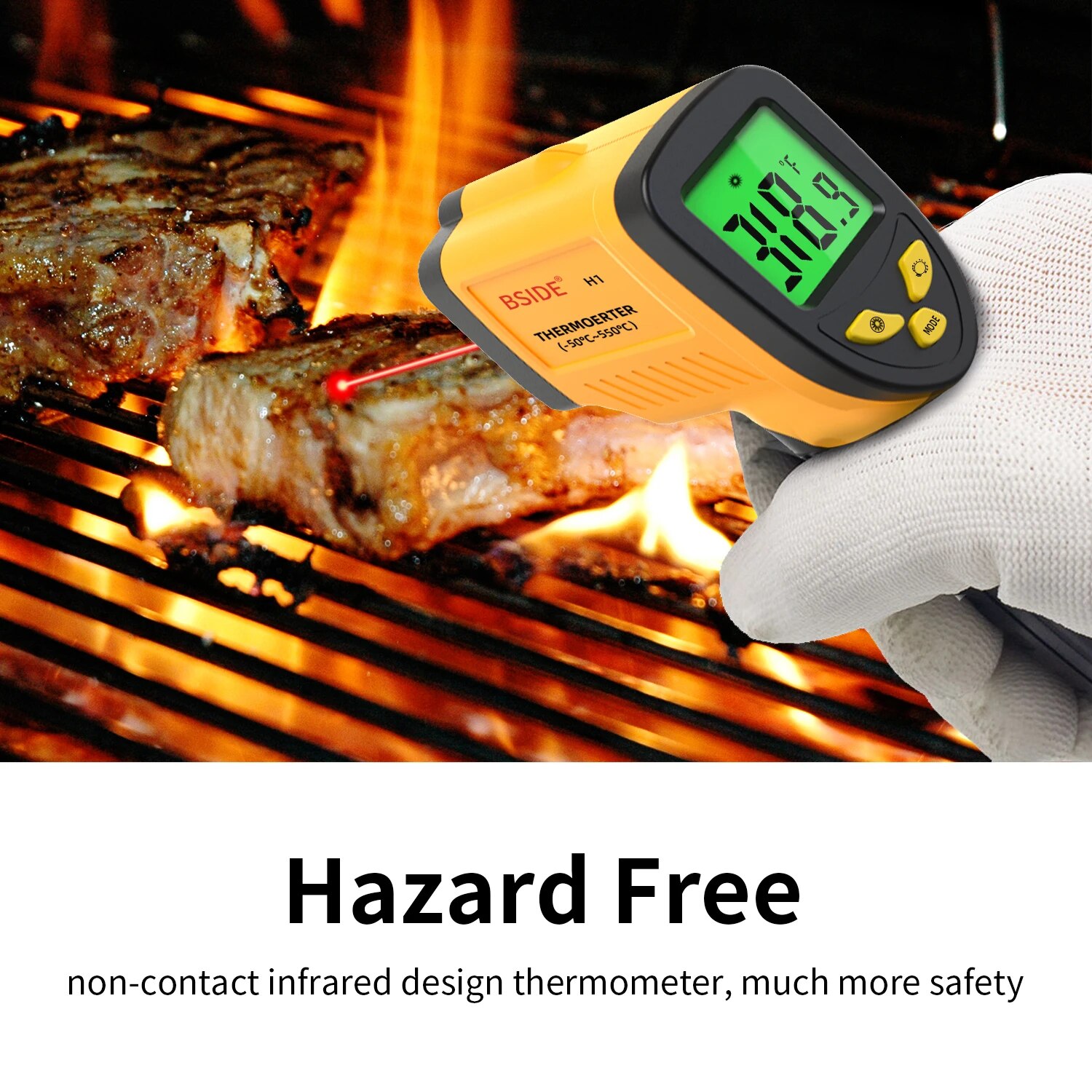 Digital Infrared Thermometer - - Industrial Laser Blaster ulasan dan harga