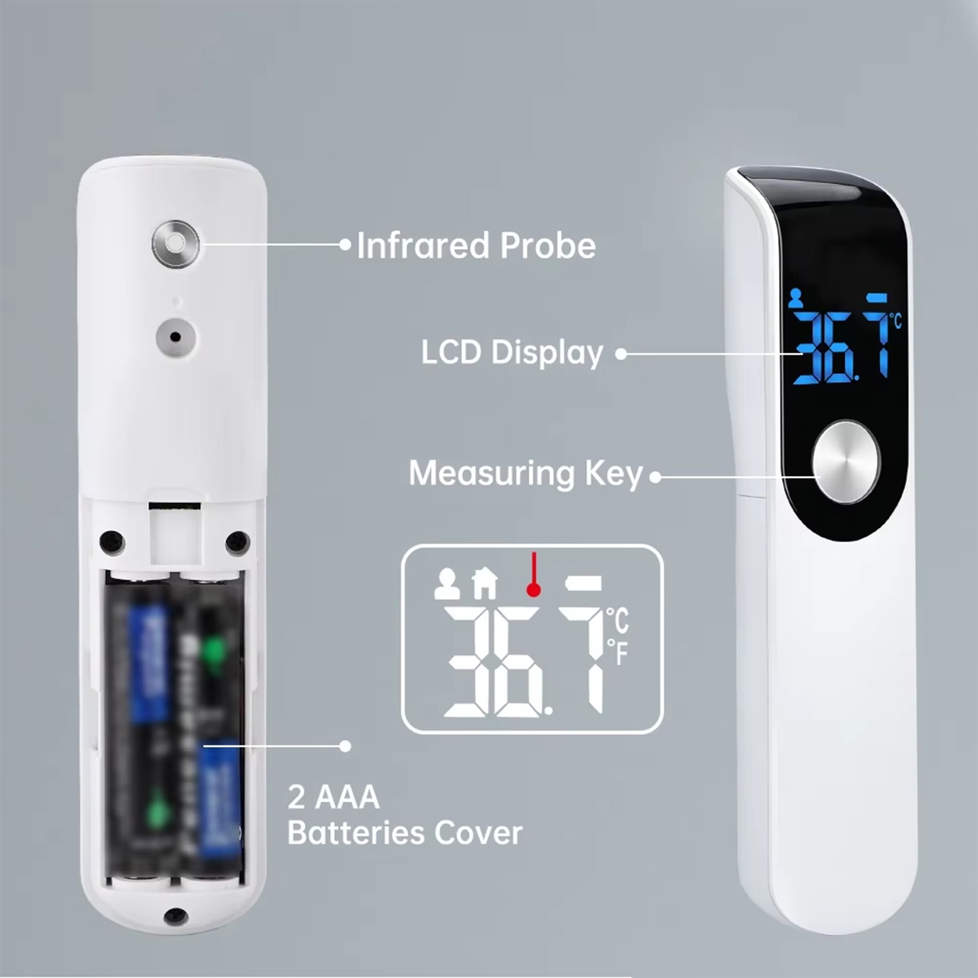 Infrared Fever Thermometer Med - Industrial Laser Thermometer ulasan dan harga