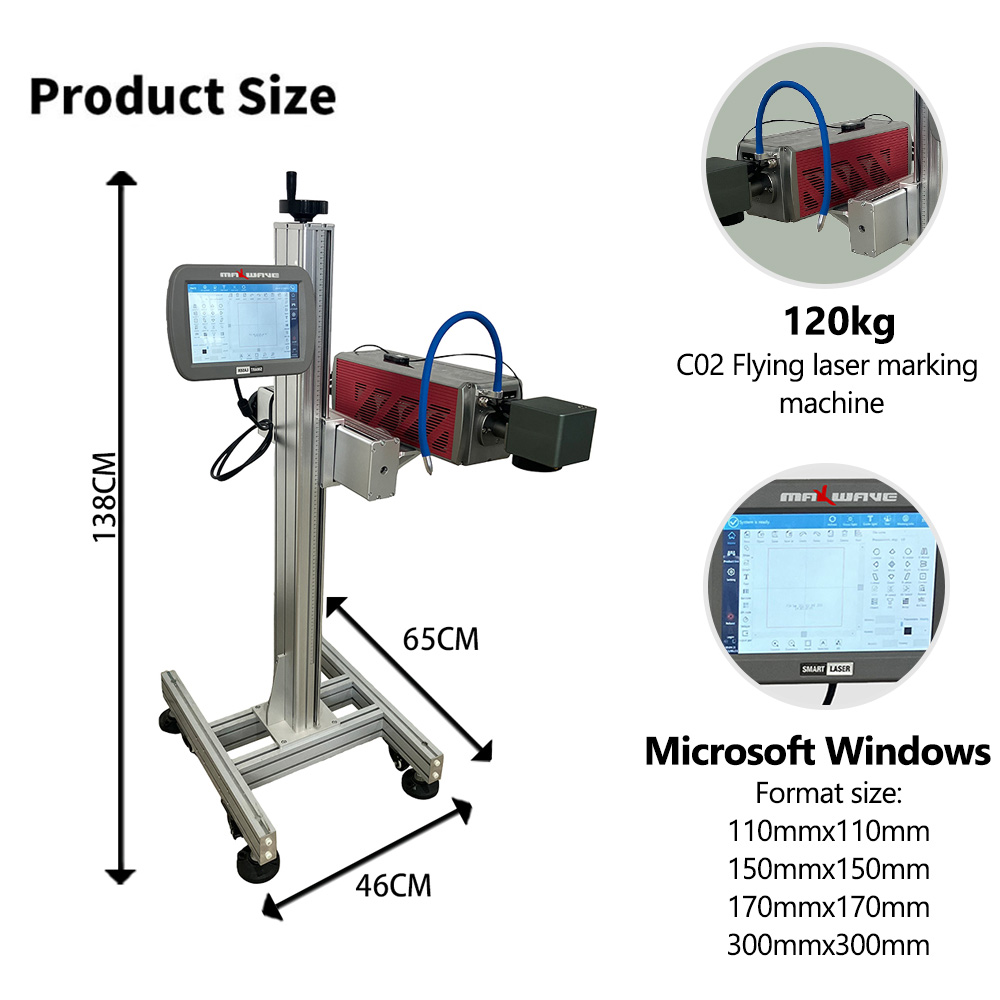 Versatile CO2 Flying Laser Mar - Industrial Laser Printing ulasan dan harga