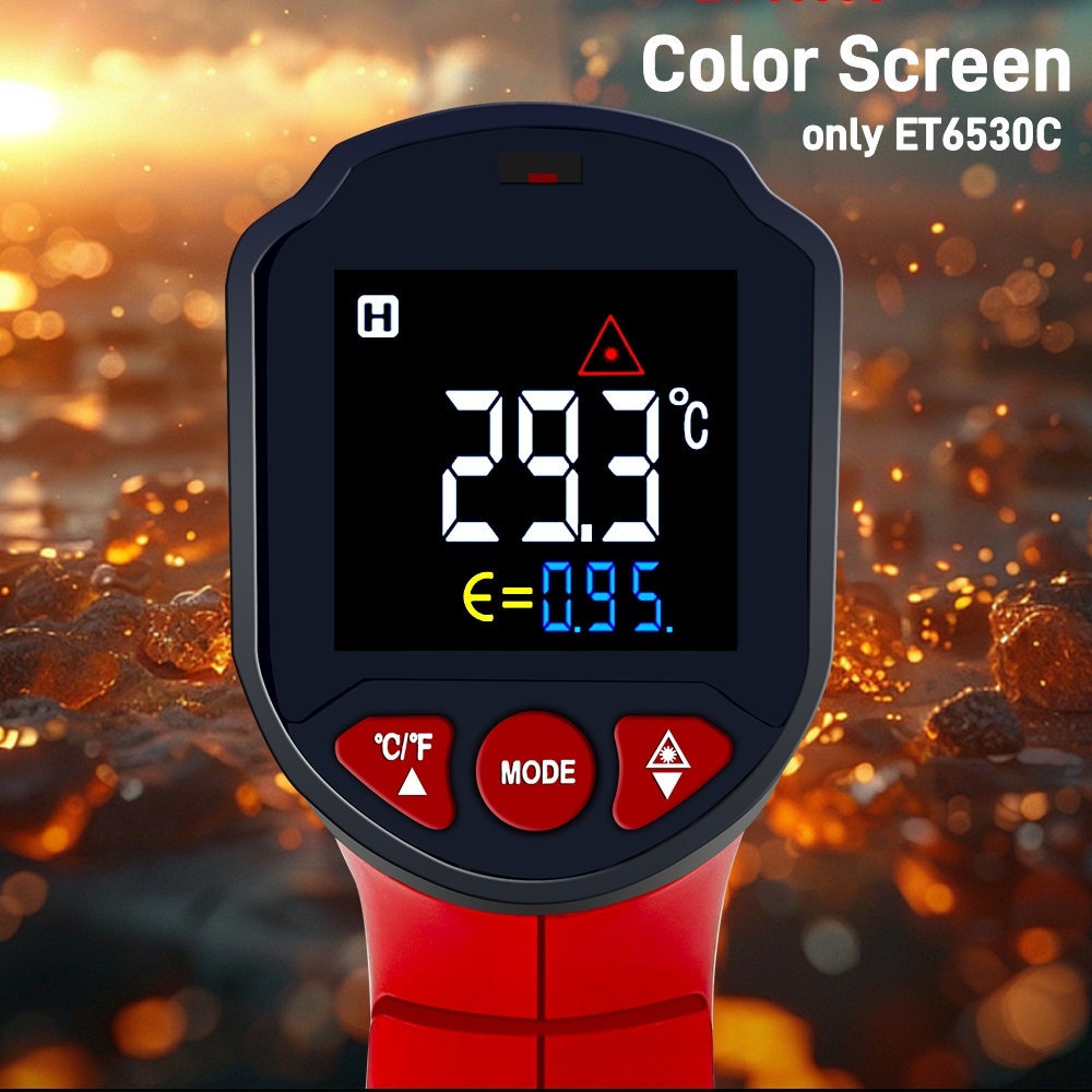 TOOLTOP ET6530C -50°C-600°C Ha - Industrial Laser Thermometer ulasan dan harga