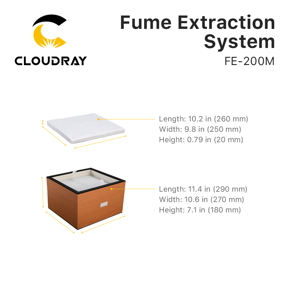 Cloudray Fume Extraction Syste - Industrial Laser Cutting Machine ulasan dan harga
